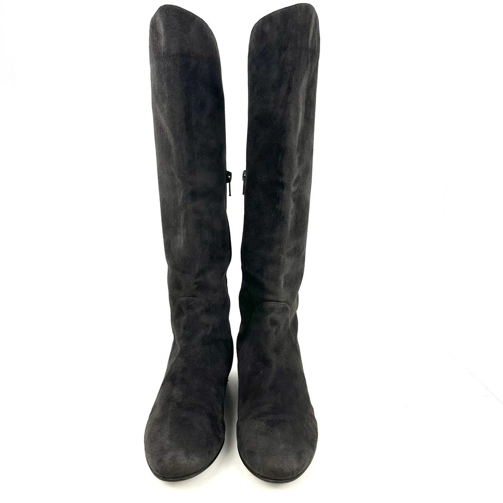 Stuart Weitzman Justmine Grey Suede Hidden Wedge … - image 6